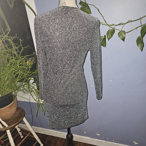 New look silver sparkly parry dress - Picture 6 of 6